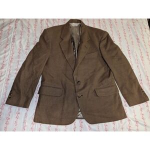 Vintage Hunt Valley 100% Camel Hair Blazer USA Made Men's 40S Brown Sport Coat
